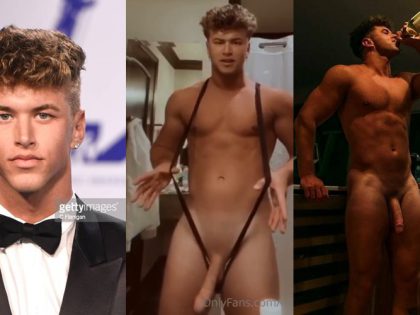 Nate Garner shows off his long cock – OnlyGayPorn