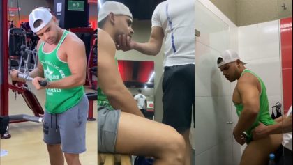 Fucking in the gym bathroom after a workout – romero19