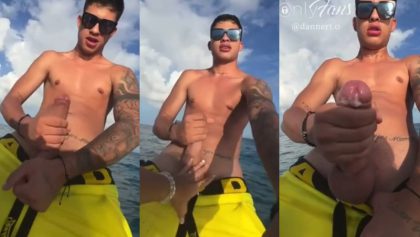 Danner1.0 jerks off on a jetski – OnlyGayPorn