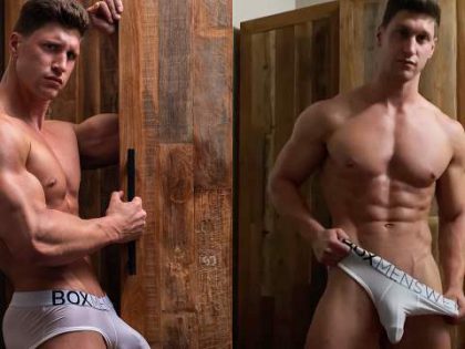 Studio Jenkins – Kyle Hynick shows off his morning wood – OnlyGayPorn