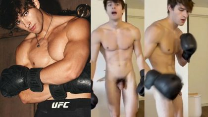 Darrell Joness training naked before the fight – OnlyGayPorn