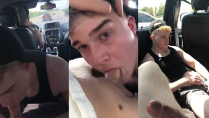 My BestFriend Sucked my Dad at Car Back Seat – OnlyGayPorn