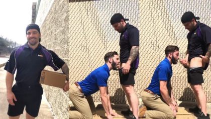 I sucked the married FEDX – Jordan and Kyle – OnlyGayPorn