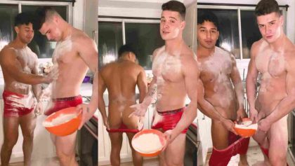Malik Delgaty and Kenzo Alvarez – Making Muffins – OnlyGayPorn