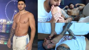 Cemveu foot worshiped by Casey Cooper (caseycooperxxx) – OnlyGayPorn