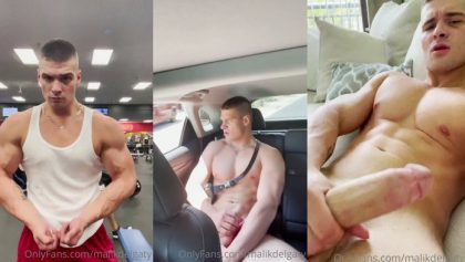 Malik Delgaty Damn jerks off after gym – Onlyfans – OnlyGayPorn