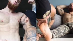 Casey Cooper – Dustin Hazel worship and footjob – OnlyGayPorn