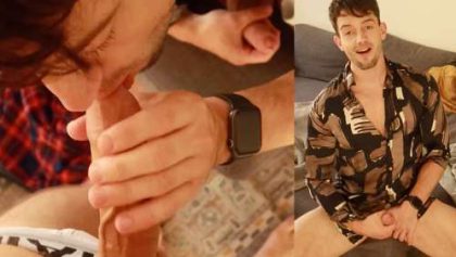 Brammster – Jerking off and sucking my cameraman's big dick – OnlyGayPorn