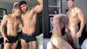 Dildo Action – FitNarad fucks Peachy Boy with a dildo – OnlyGayPorn