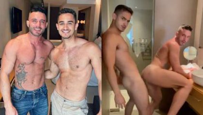 Igor Miller and Andy Star fuck in the bathroom – Part 1 – OnlyGayPorn