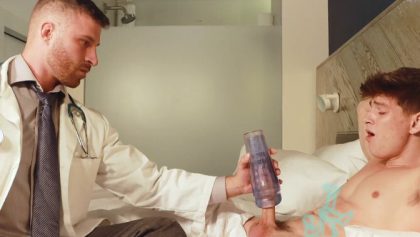 Reno Gold and his "Doctor" Ryan Ellis (Ryanellis1) jerk off with toys – OnlyGayPorn