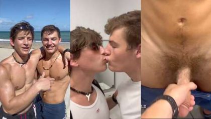 Reno Gold and Kegan Keller jerk off in a public restroom – OnlyGayPorn