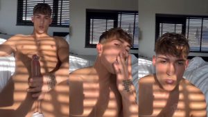 Levy Wilgen jerks off and licks his cums – OnlyGayPorn