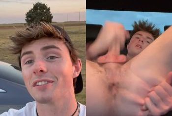 Jamesmaxyy – Jerking off in the back of the car – OnlyGayPorn