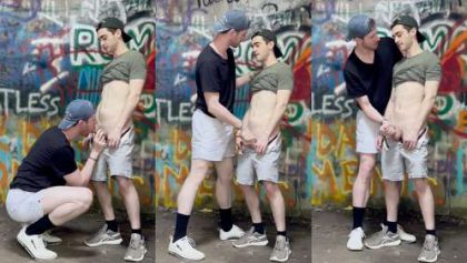 TheStepBrothers – quick blowjob during a hike – OnlyGayPorn