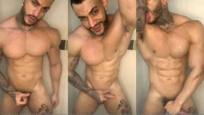 Jackson Cottonwood – shower jerk off – OnlyGayPorn