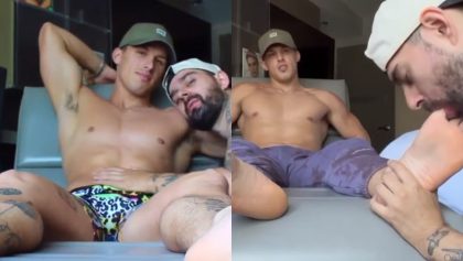 Zach Beech (thezacattack) gets worshipped by Casey Cooper – OnlyGayPorn