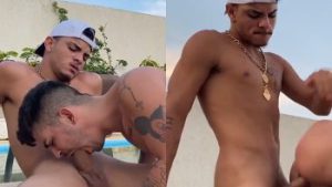 Mlk Edu and Vitor Alves fuck by the pool – OnlyGayPorn