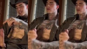 Jake Andrich (jakipz) jerks off dressed as a cowboy – OnlyGayPorn
