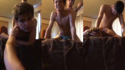 Twink gets fucked in panties by his cousin – OnlyGayPorn