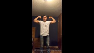 Flexing and jerking my cock while degrading you Andrew Santana – OnlyGayPorn