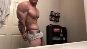 Flexing hard in my underwear Custom video for a fan Derek Martin Deek Aesthetic – OnlyGayPorn