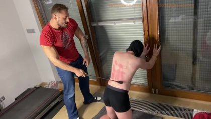 Punishing my sub with a whip Brock Magnus BrockMuscle – OnlyGayPorn